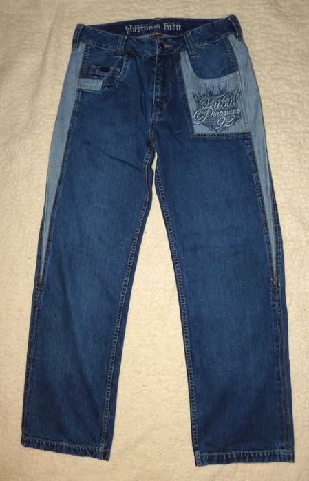 Прокаченные рэп джинсы Fubu Platinum - оригинал