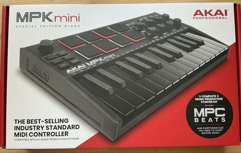 MIDI-клавіатура Akai MPK Mini MK3 Special Edition Black (Повний комплект)