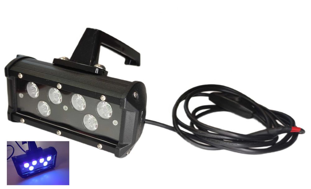 Latarka UV 48W szperacz do bursztynu zasil 12-25V