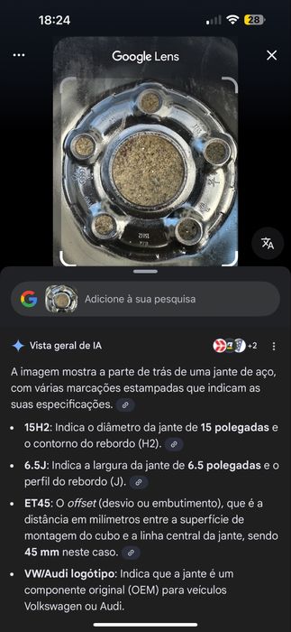 4 Jantes 15 de ferro