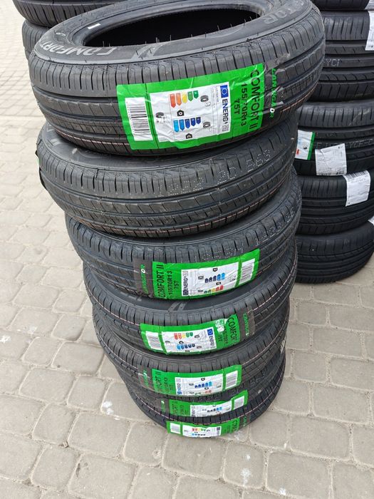Nowe letnie opony 155/70/13 26rok z montażem