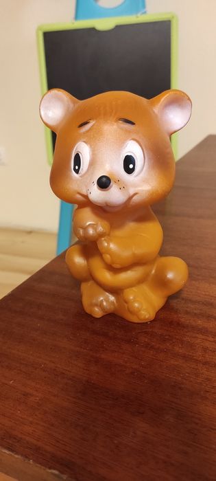 Ведмедик резиновий СССР мишка резиновый