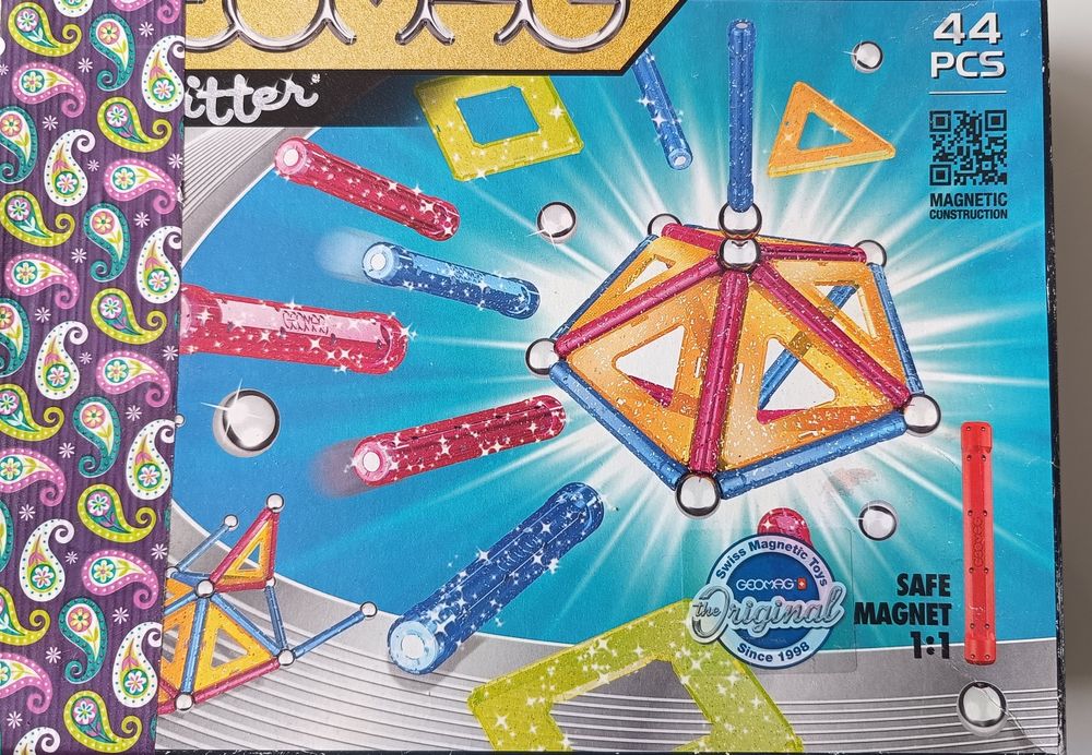Geomag Glitter klocki magnetyczne 3+