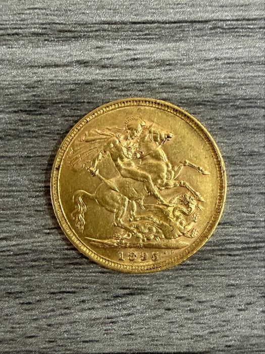 Sovereign Britânico 1895 - Rainha Vitória