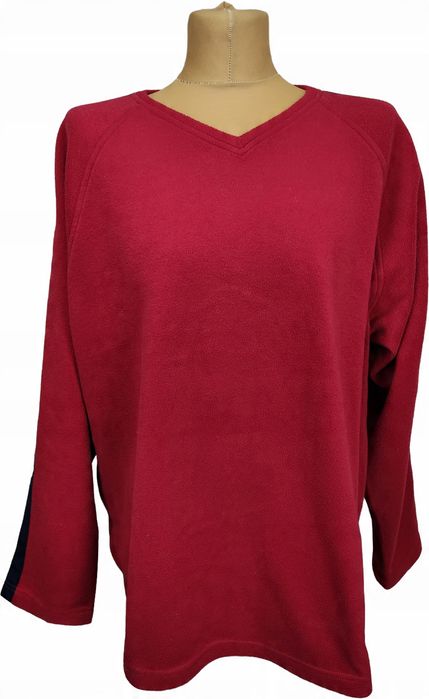 Identic czerwona bluza polar pullover rozm xxl