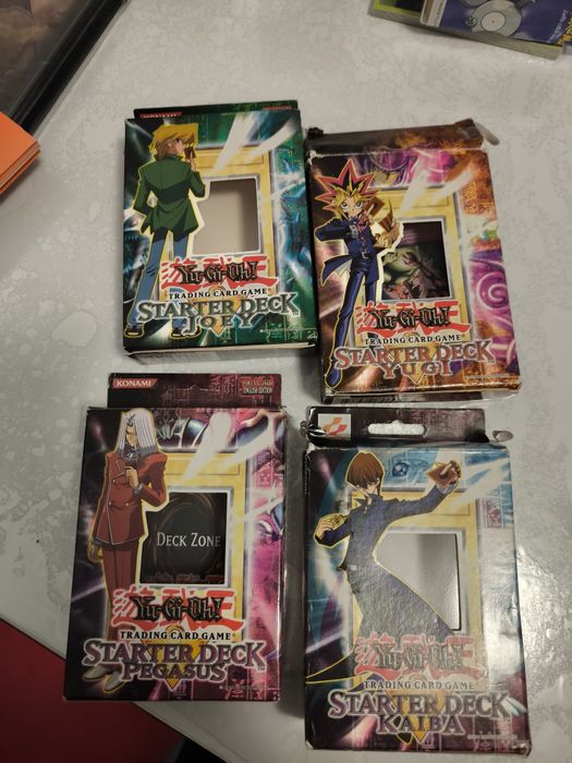 4 Starter Decks Yu-Gi-Oh! (Joey, Yugi, Pegasus, Kaiba)