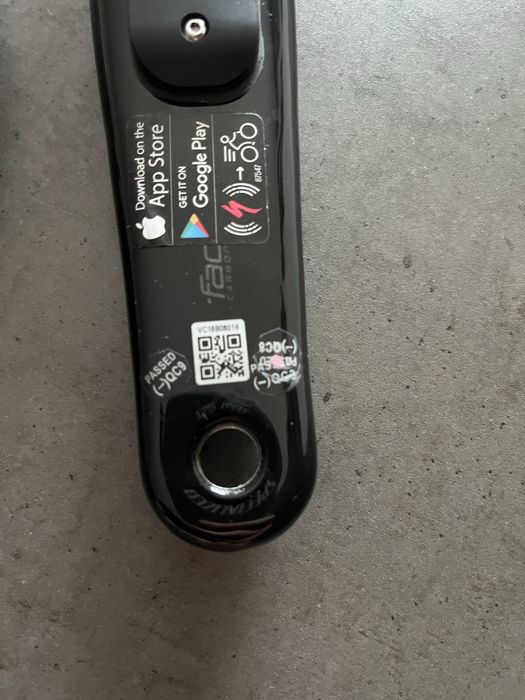 Korba S-Works pomiar mocy 175mm