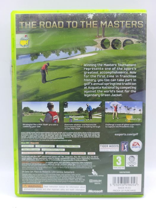 Tiger woods pga tour 12 xbox 360 gra sportowa golf