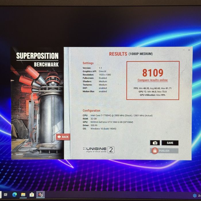 Ігровий ноутбук Asus Rog Strix i7 7700, Gtx 1060 6Gb, 16Gb Ddr4