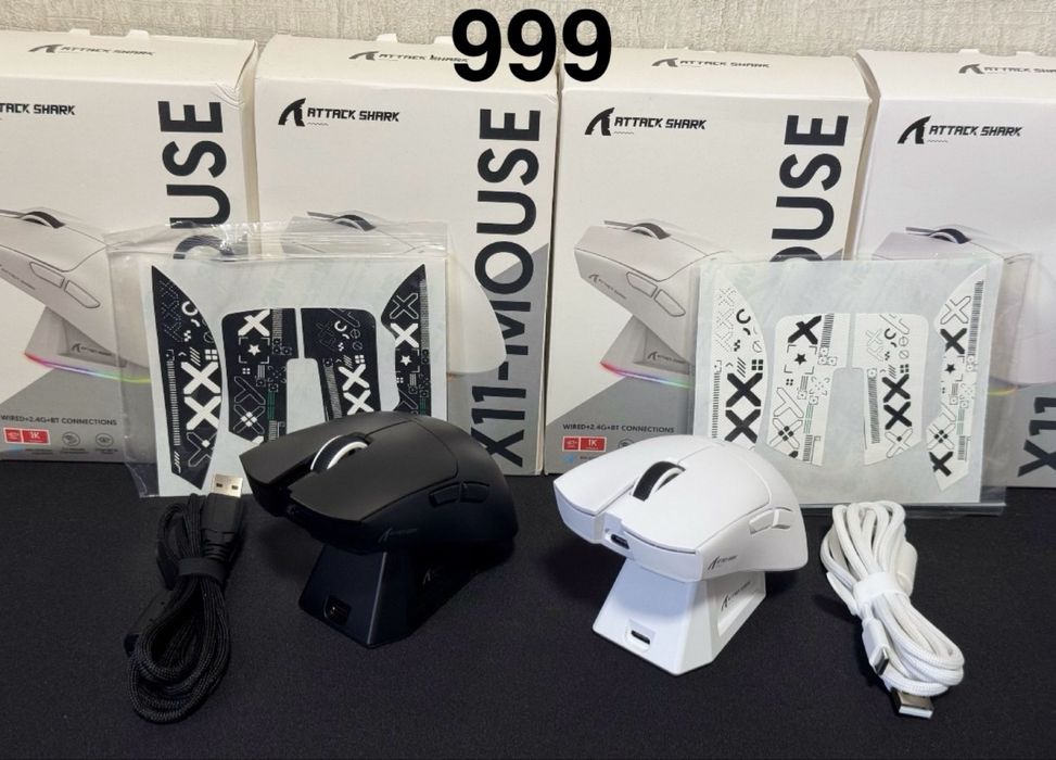 Гарантія‼️ Attack Shark x6 x3 x11 r1 ігрова бездротова миша PW3395