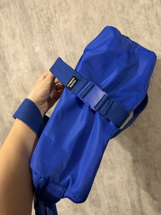 Сумка спортивна синя Fitness mafia