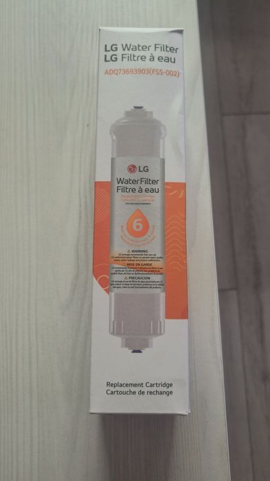 Zewnętrzny filtr wody do lodówki LG, model ADQ73693903