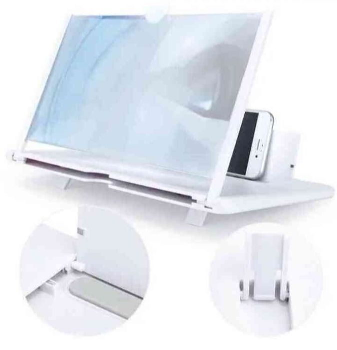 Складна регульована 3D підставка-збільшувач екрану телефону тримач