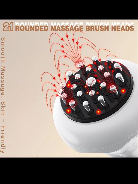 Бездротовий електричний щітка масажер з мікрострумами