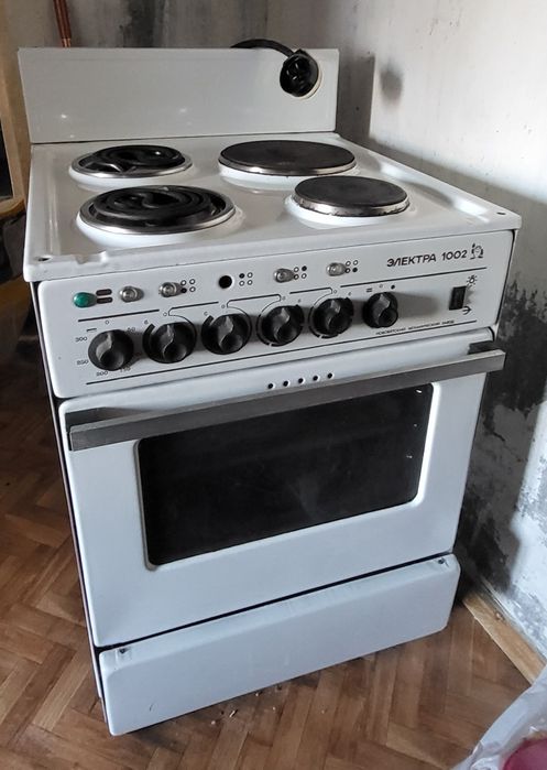 Електрична плита Електра 1002 бу – робоча, на дачу/гараж!
