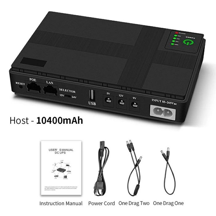 UPS DC для роутера , Безперебійної для інтернету, ДБЖ. power bank