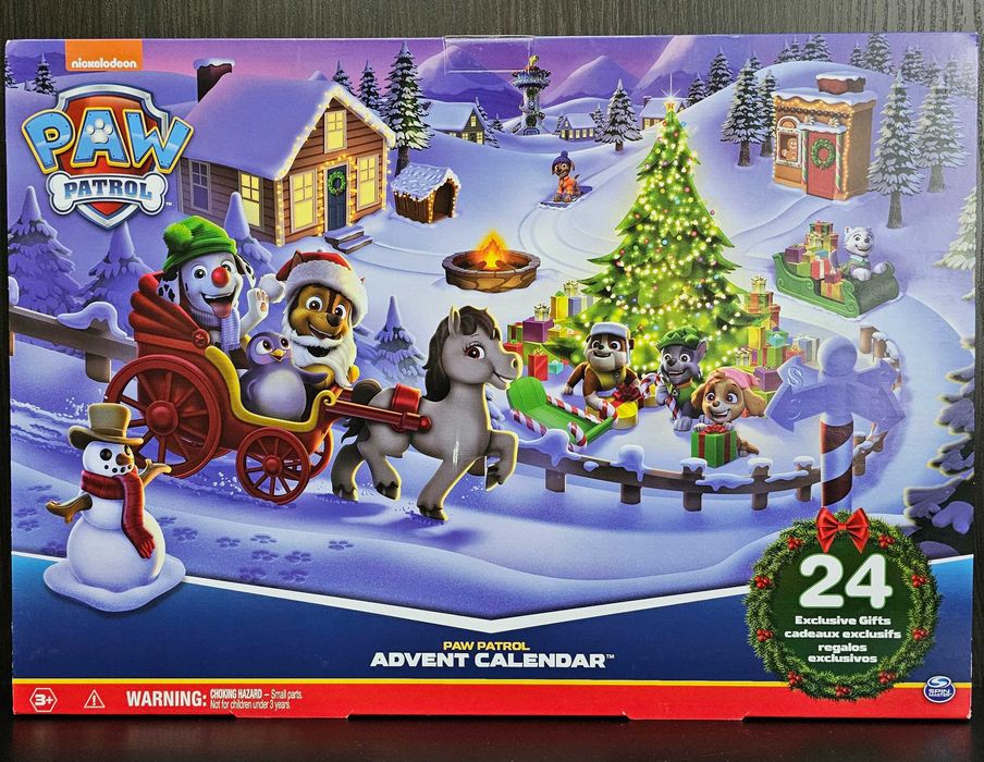 Щенячий патруль Адвент календар 2024/2025 Paw Patrol Advent Calendar