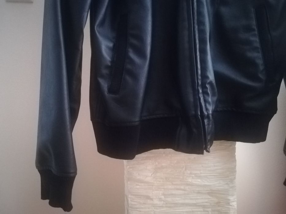 B.ciepła bluza/kurtka ZARA MAN a la skóra,z metki XL/42 wymiary ->opis