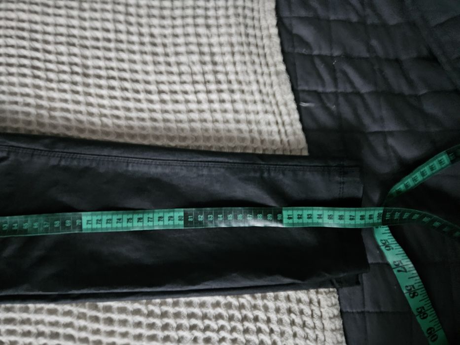 Spodnie Volcano 38 czarne woskowane wiskoza