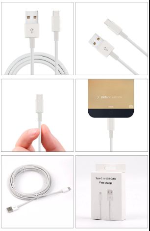 Cabo USB - tipo C - 1m . carregamento rápido