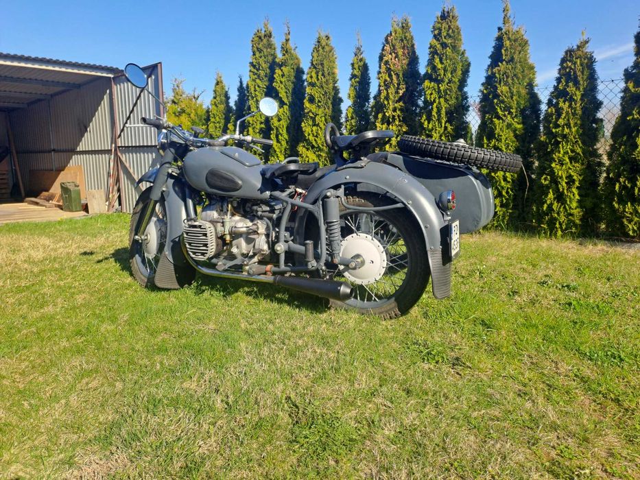 K 750 po restauracji z koszem bocznym