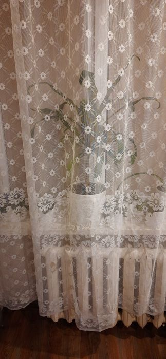 Кухонная тюль б/у