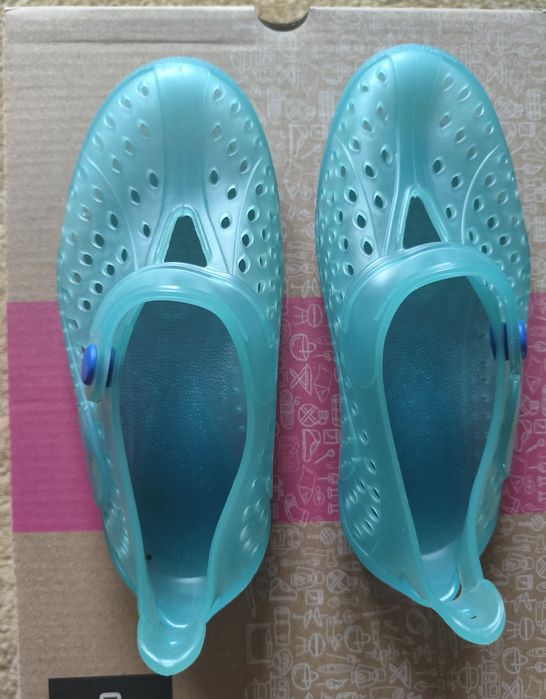 Gumowe buty na basen Atlitech rozm. 29/30 Unisex Lightgreen