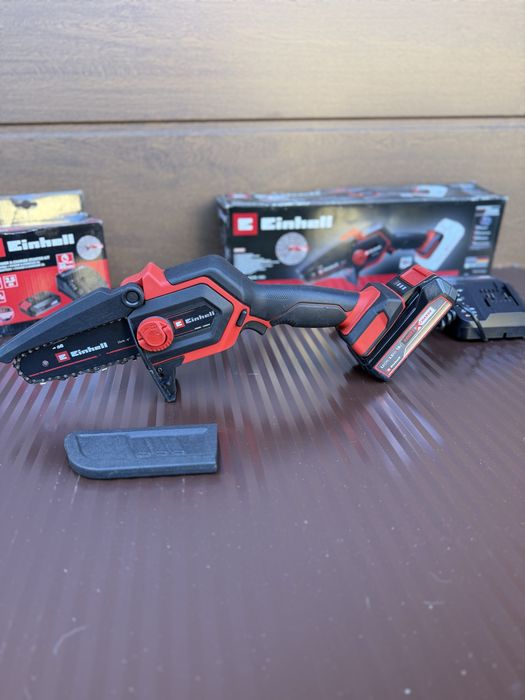 Mini piła łańcuchowa aku 2,5ah einhell ge-ps 18/15li