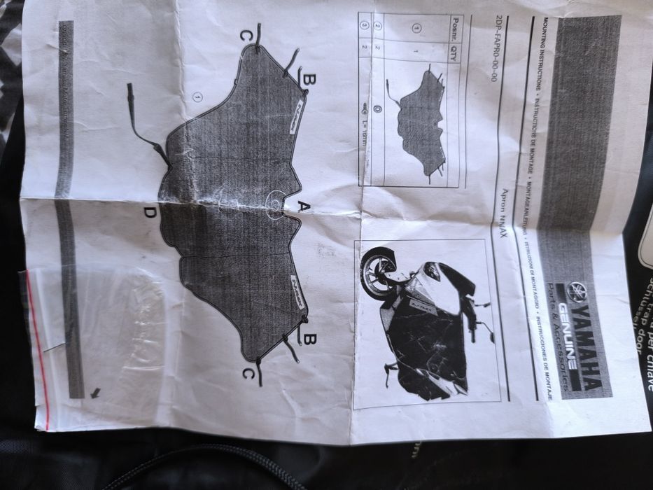 Proteção pernas Yamaha n max