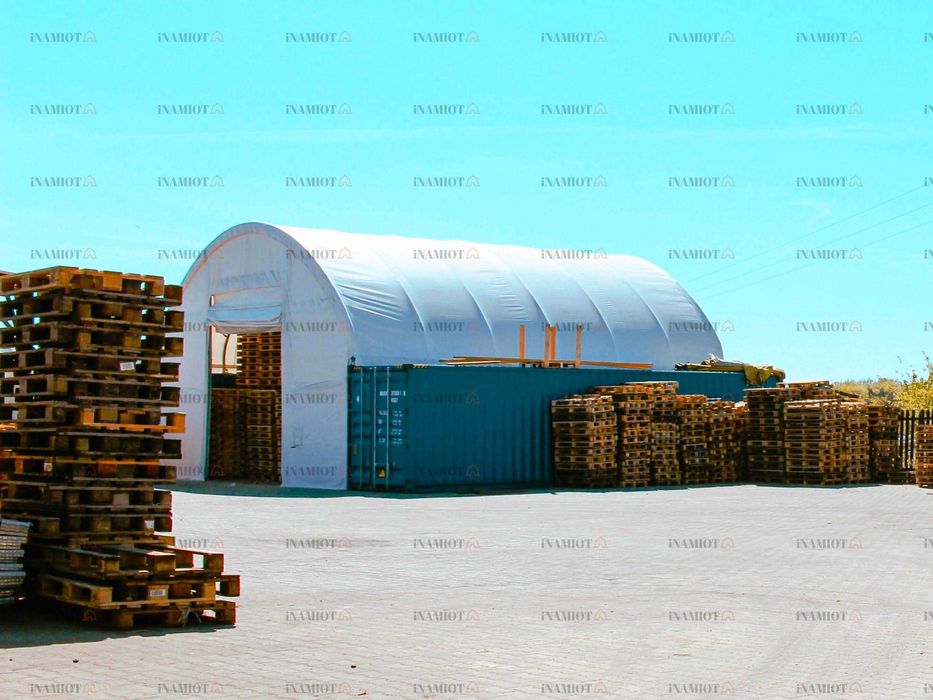 Magazyn na kontenerach 10x18 modułowe warsztat