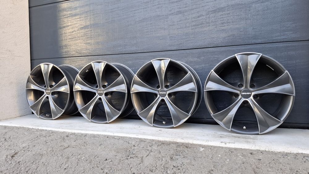4x Alufelgi 18" Carmani 5x112 VW Audi Seat Skoda