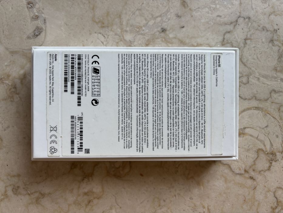 Iphone SE 2022 (3 geração) 64 GB- caixa, fones e capa