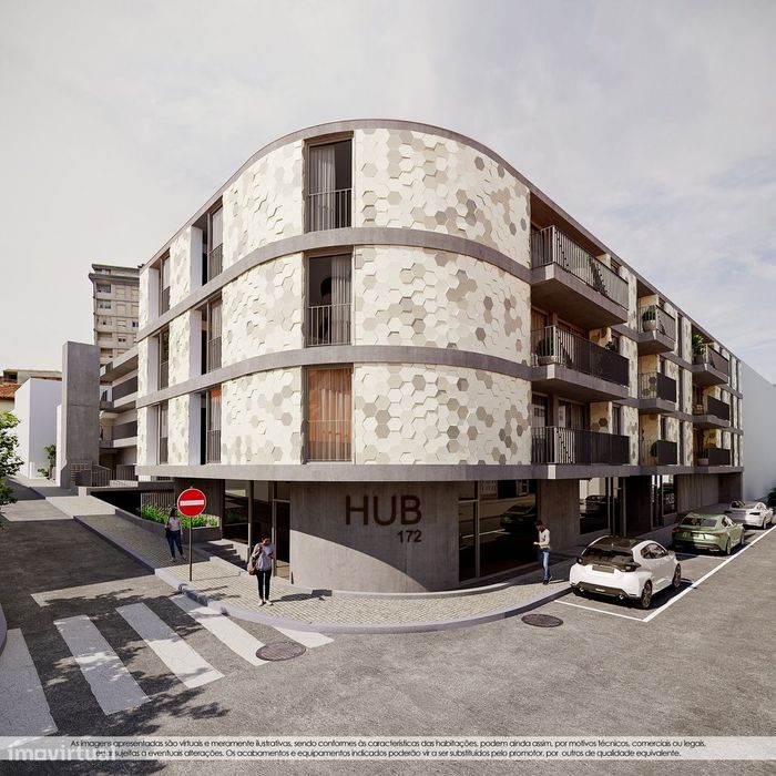 Apart. T1 a 180m do Metro João de Deus | Empreendimento Hub 172 — Mafamude E Vilar Do Paraíso, Porto