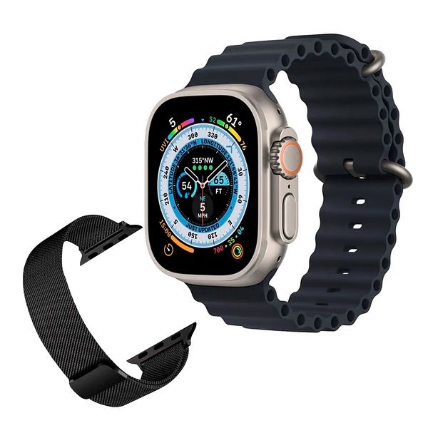 Смарт часы Smart Watch ULTRA 2 AMOLED 49 мм Черный