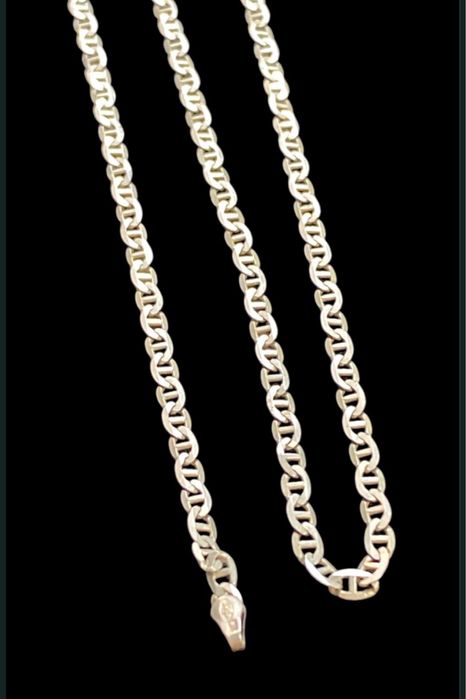 Srebrny łańcuszek gucci mariner splot 925 próba 56 cm