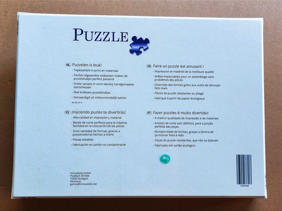 Puzzle mapa político mundo 1000 peças 70x50  (novo, selado)