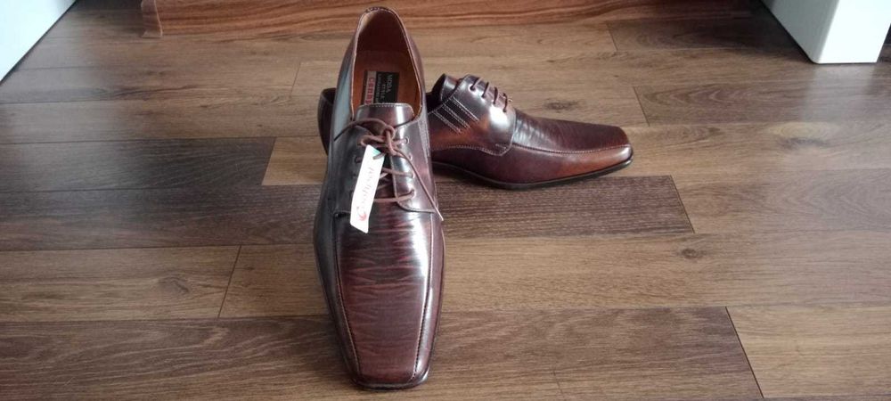 Pantofle męskie skóra naturalna Conhpol roz. 45
