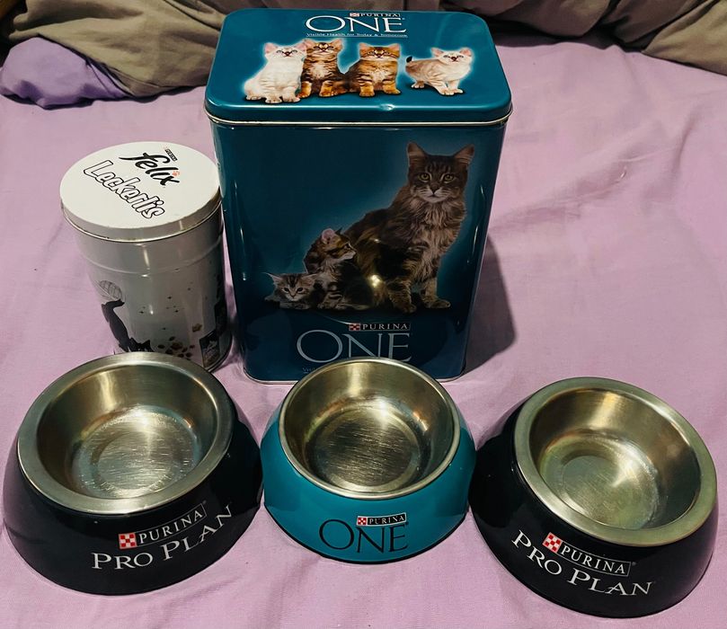 Мисочки Purina фирменные двойные для котейки