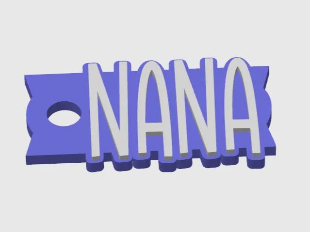 Topo Personalizado para Copo Stanley Nana