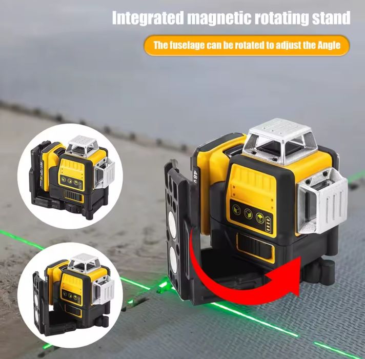 Nivel laser 3D 12 linhas