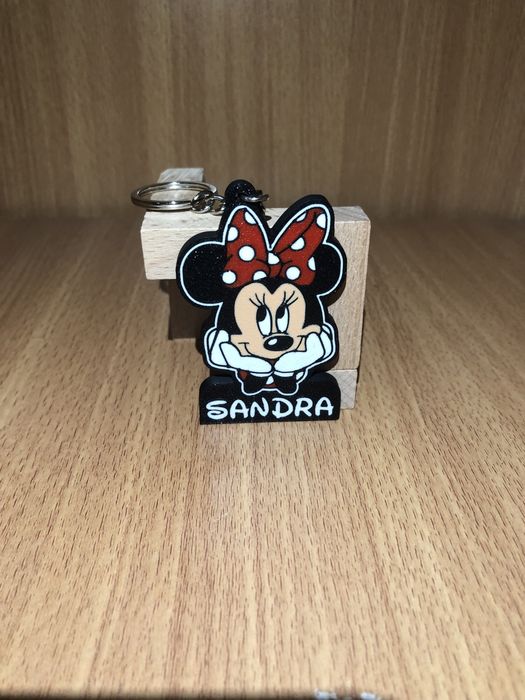 Porta chaves minie personalizado