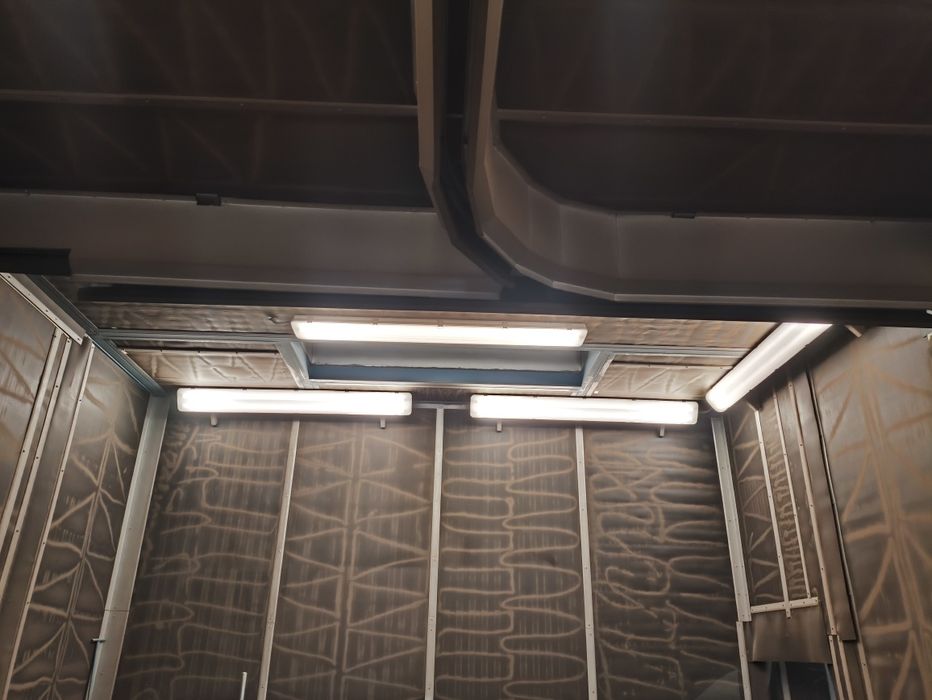 Cabine de decapagem completa