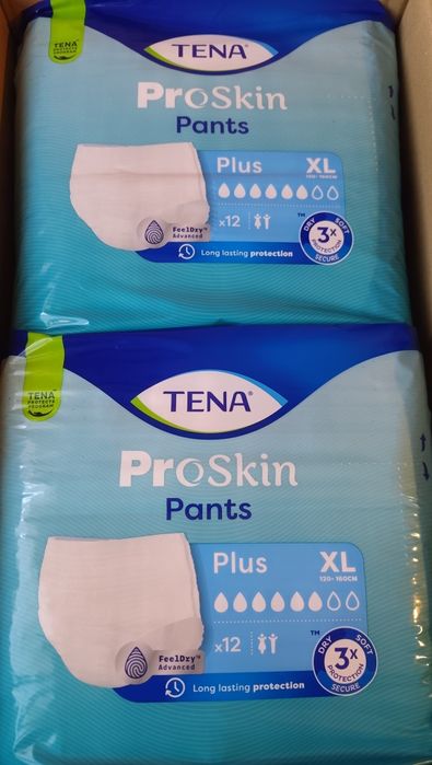 Pantsy TENA xl 4x12szt chłonność plus