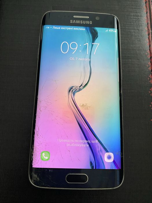 Смартфон на запчасти Samsung S6 Edge 3/64 gb