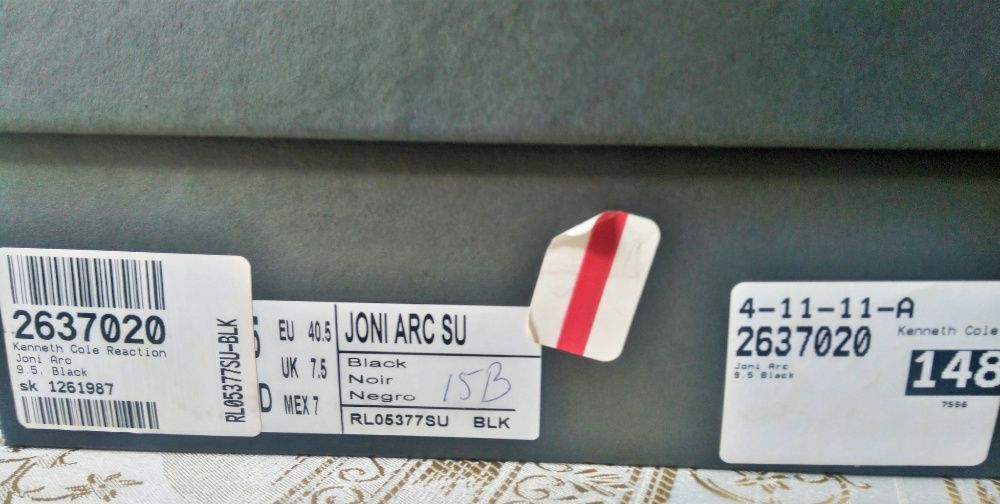 Сапоги- ботильоны, 39, 5 р. Kenneth Cole, США, нат. кожа