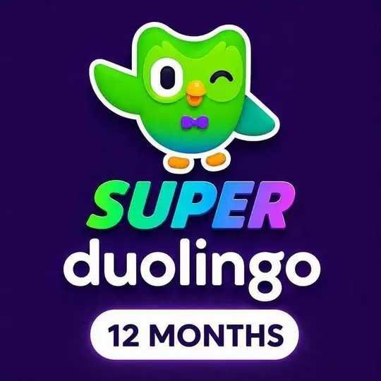 Duolingo Super на 12 місяців на ваш особистий акаунт.