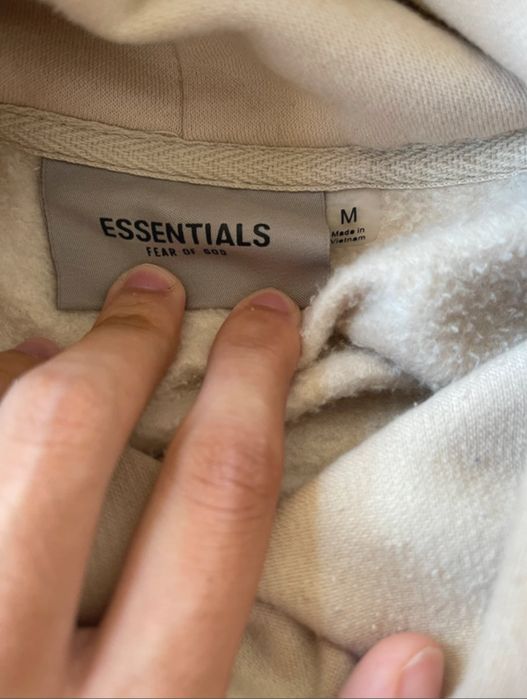 Hoddie Essentials bege