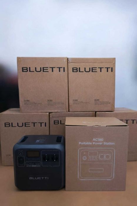 В НАЯВНОСТІ НОВА зарядна станція Bluetti AC180 на 1800 Вт з гарантією