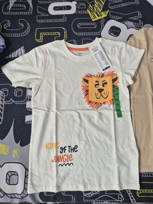 Zestaw 3 T-shirtów dla chłopca - NOWE!!! rozm. 134