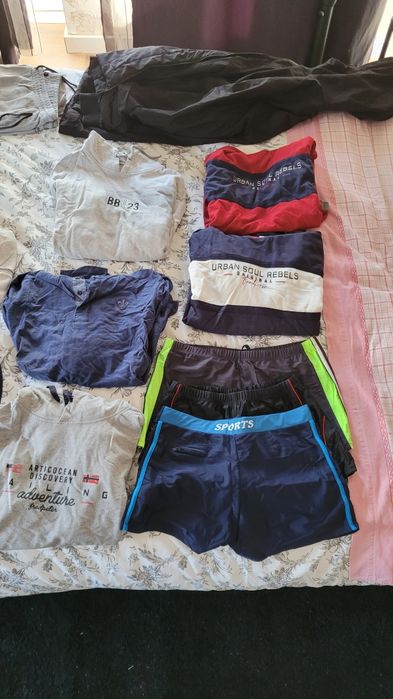 Conjunto de peças de roupa